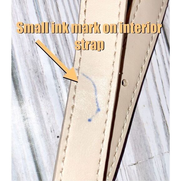 🚨Vintage - Etienne Aigner Tan & Cream Vegan Leather & Jute Shoulder Bag - Picture 11 of 14